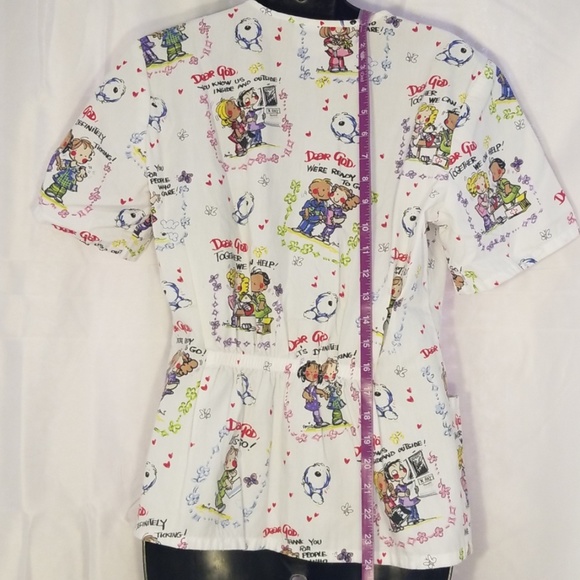 Dear God kids scrub top - Picture 5 of 8